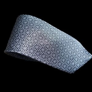 Elegant Black and White Patterned Tie